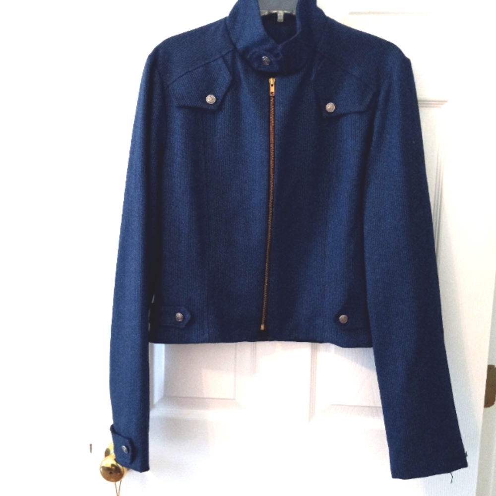 Men's Motor Cycle Style Jacket - Picture 3 of 7